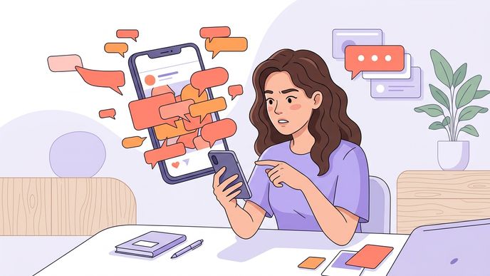Erros comuns em hashtags mostrando excesso, repetição e tags desconectadas