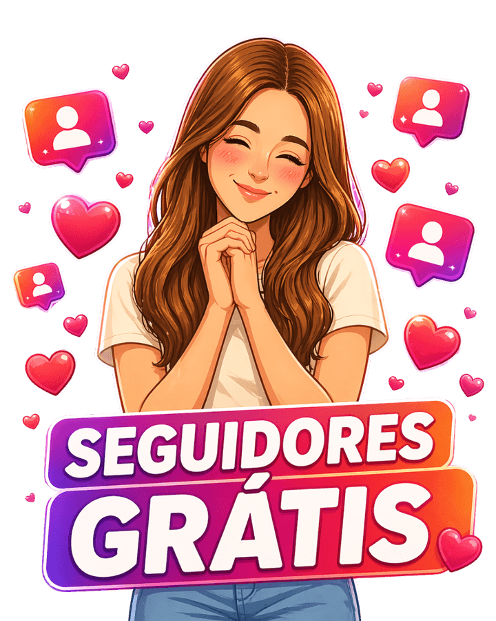 Seguidores Grátis para Instagram e TikTok pela BrasilSeguidores.com