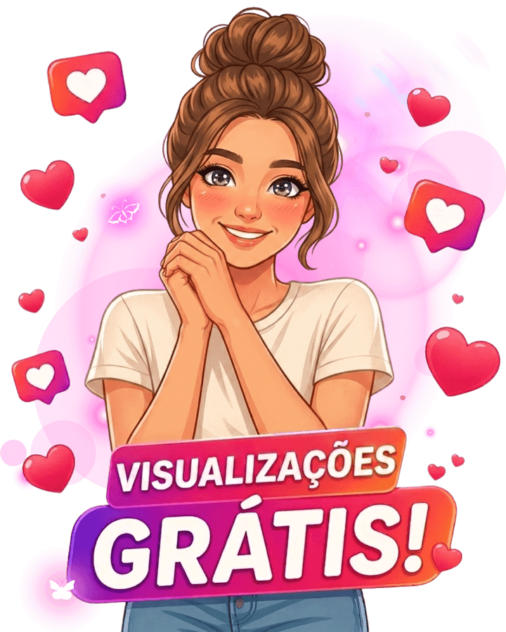 Visualizações Grátis para TikTok e Instagram pela BrasilSeguidores.com